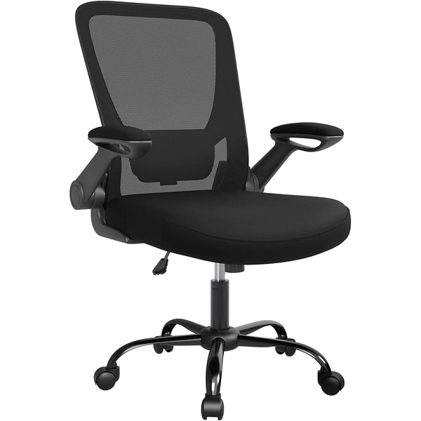 irodai szék összecsukható karfákkal, ergonomikus számítógépes szék-VASBÚTOR